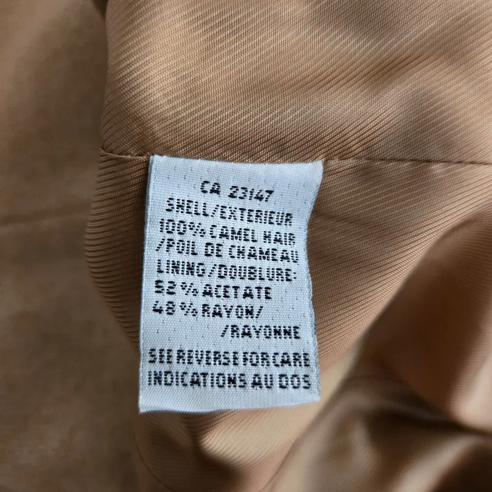 NWT Talbots 100% Camel Hair suit with skirt, size 4P - Picture 14 of 15